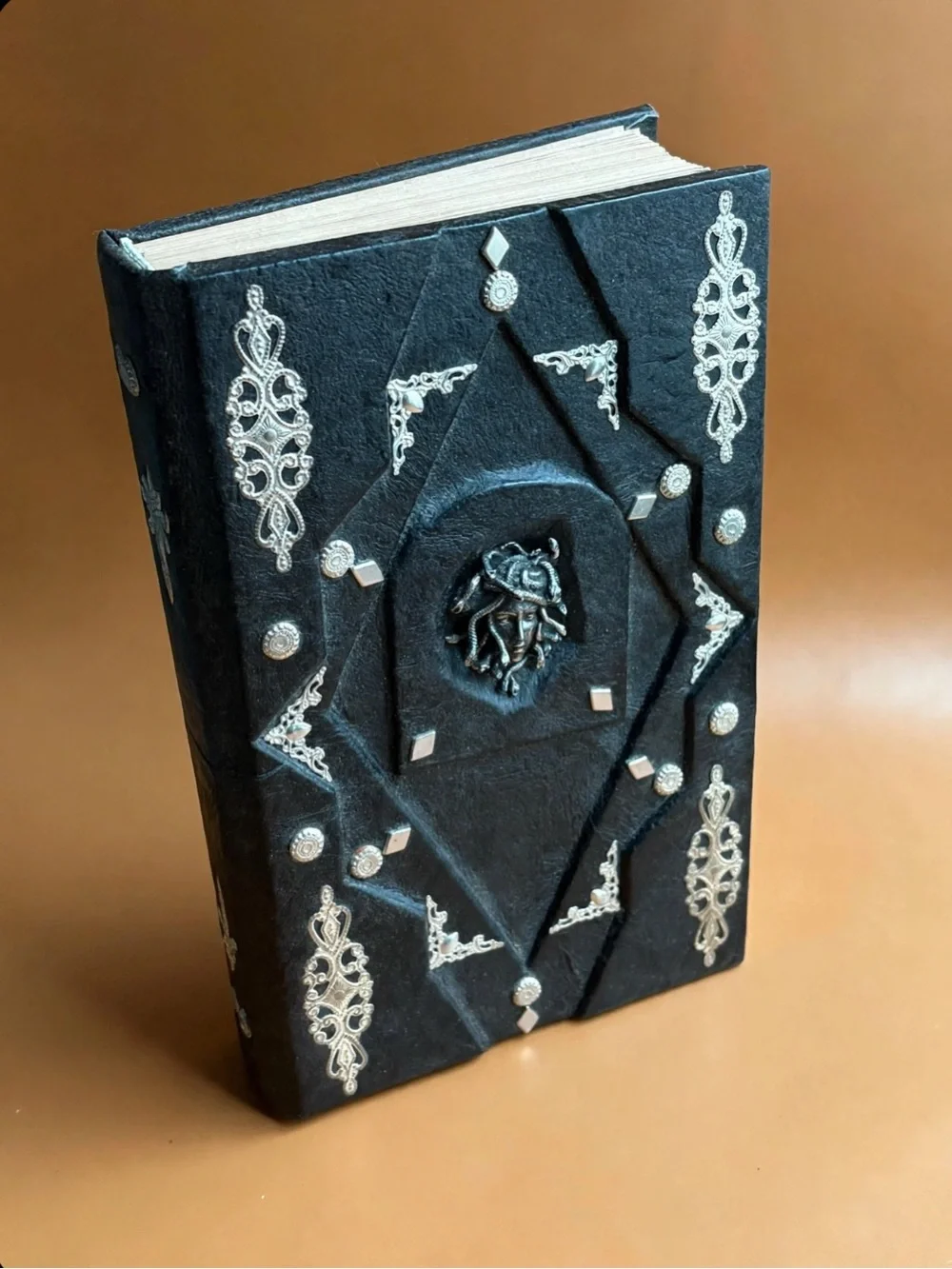 Handcrafted Medusa Grimoire Journal | Mexican Artisan